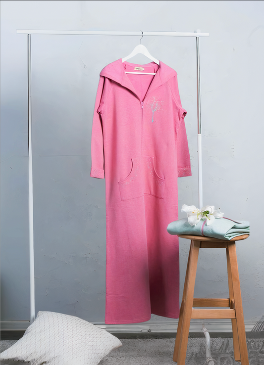 Pink Petals Robe